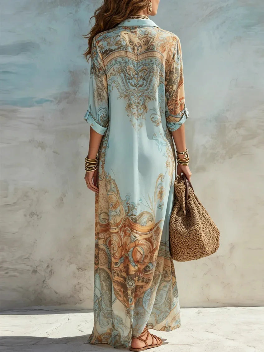 Women's Elegant Boho Maxi Dress
