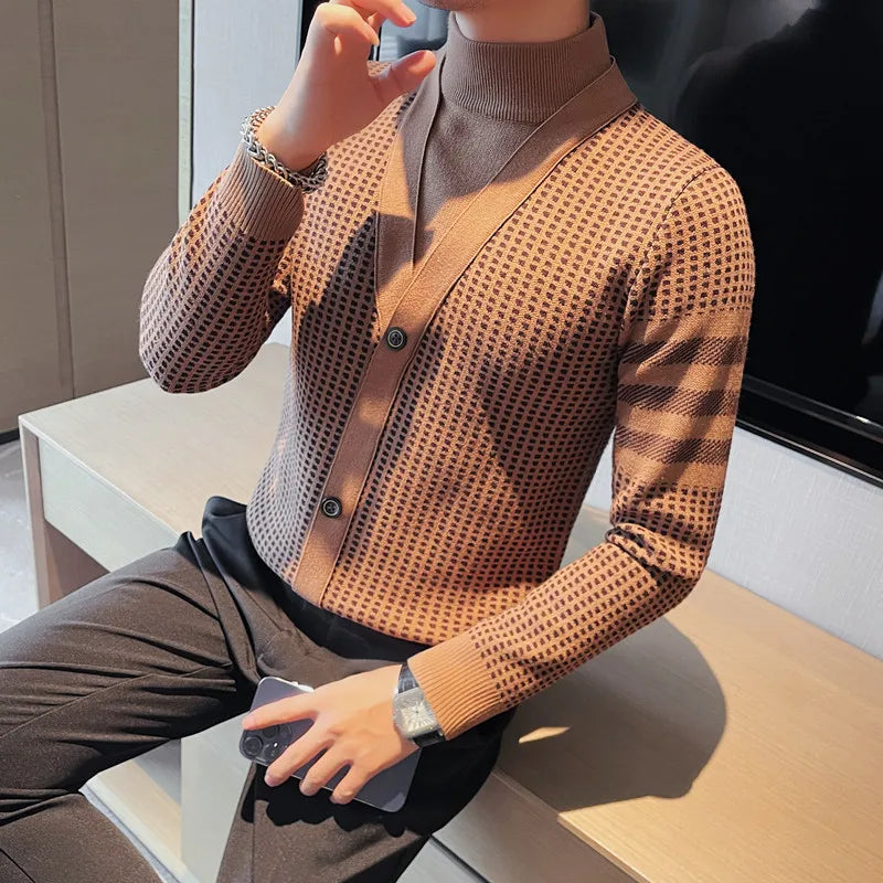 Slim Fit Long-Sleeve Turtleneck Sweater