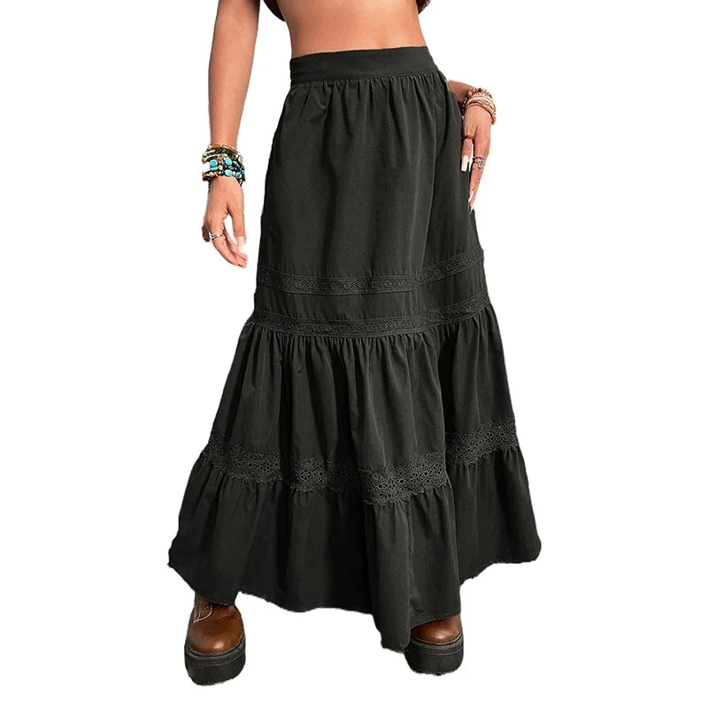 Women's Tiered Bohemian Skirt