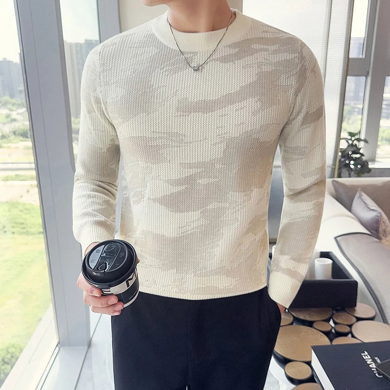 Long-Sleeve Knit Sweater