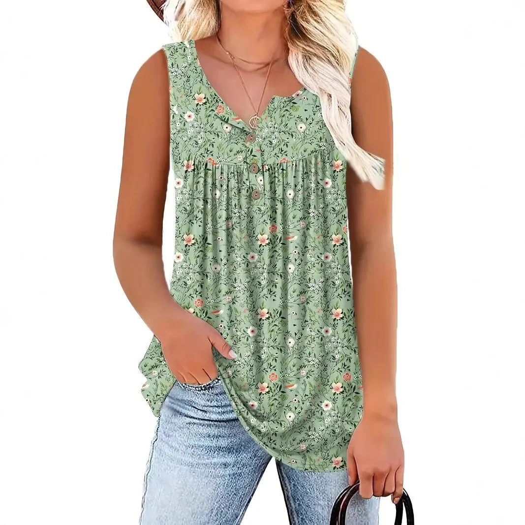 Women's Casual Floral Blouse