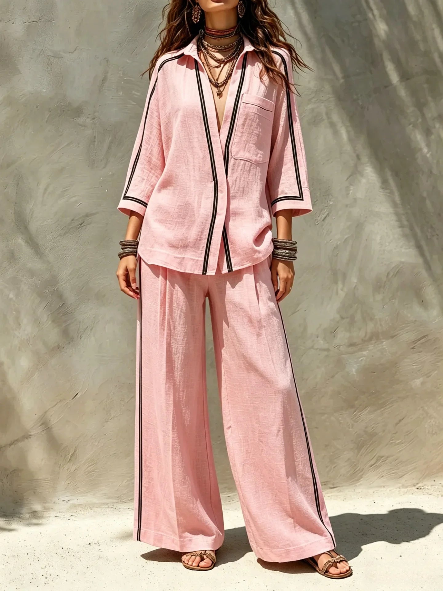 Women's Casual Relaxed Co-Ord Set