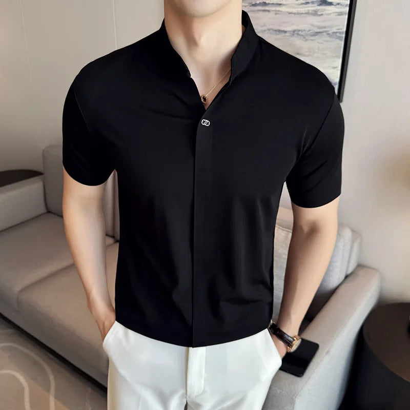 Slim Fit Short-Sleeve Polo Shirt