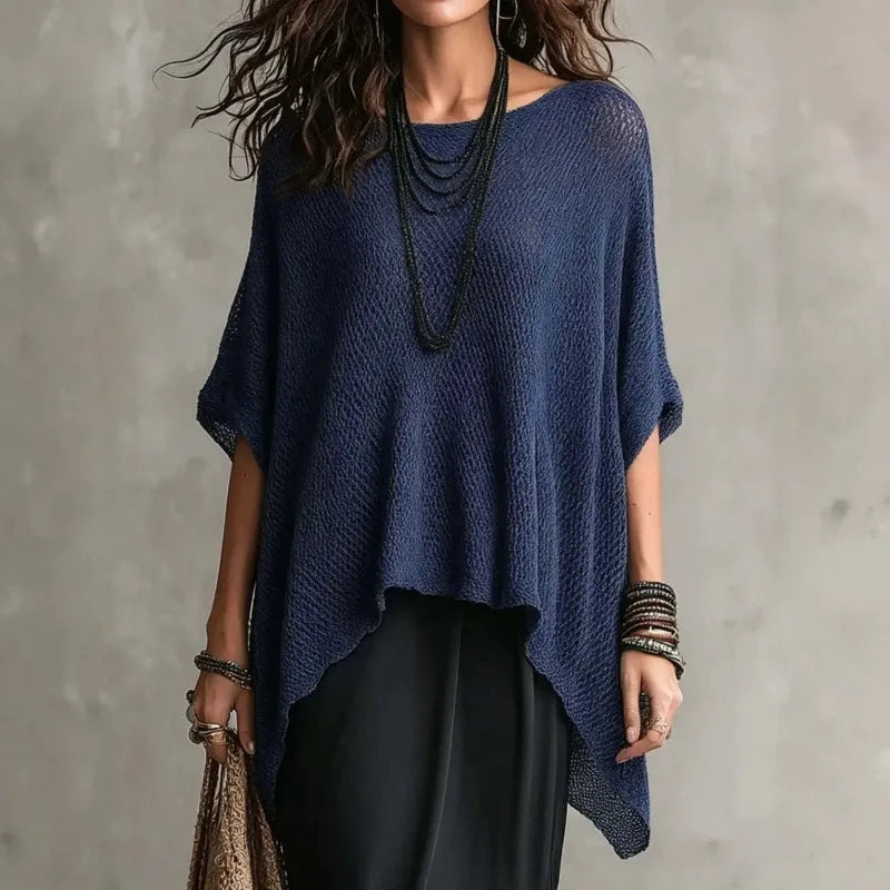 Women's Batwing Sleeve Knitted Blouse