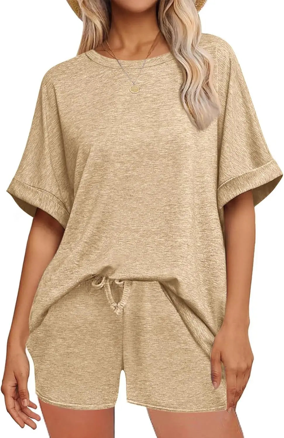 Women's Casual Lounge Shorts Set