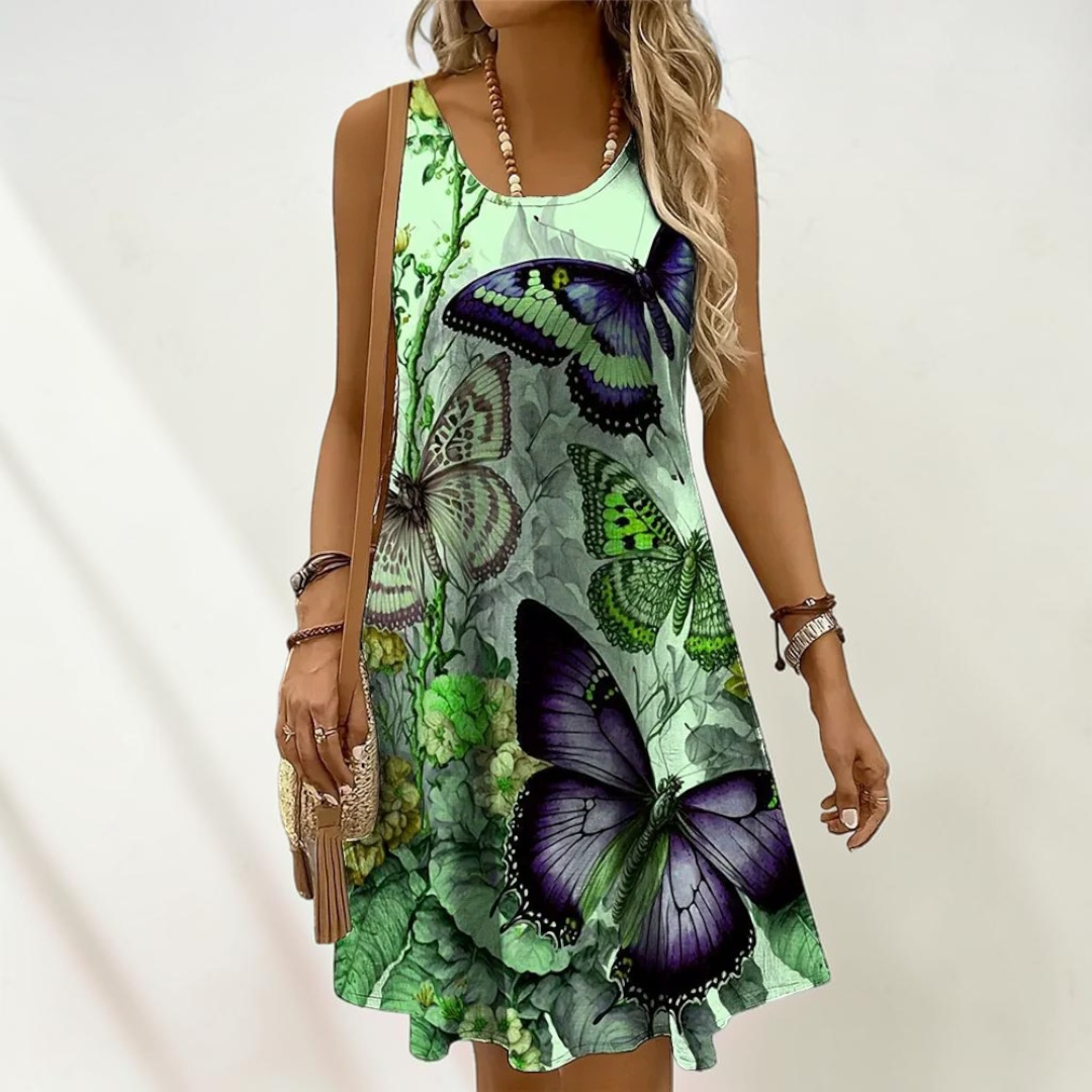 Women's Casual Printed Mini Dress