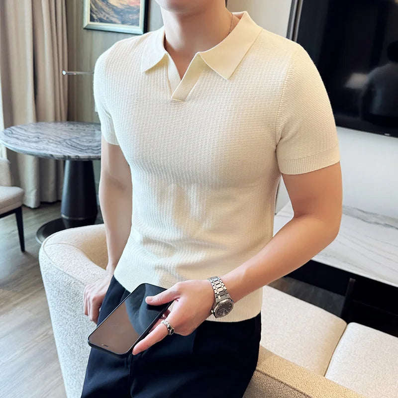 Slim Fit Short-Sleeve Polo Shirt