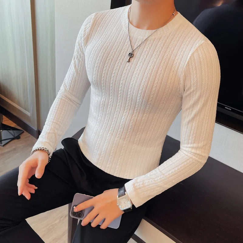 Slim Fit Long-Sleeve T-Shirt