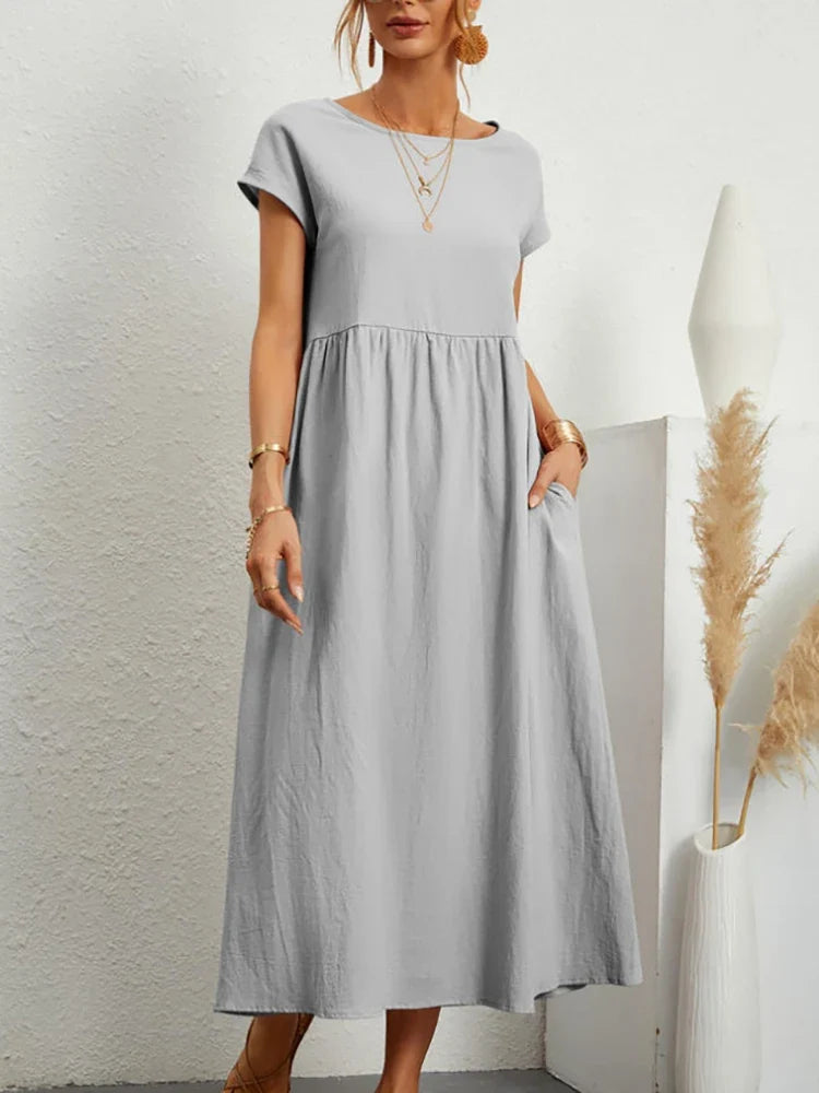 Women's Relaxed Pocket Maxi Dress