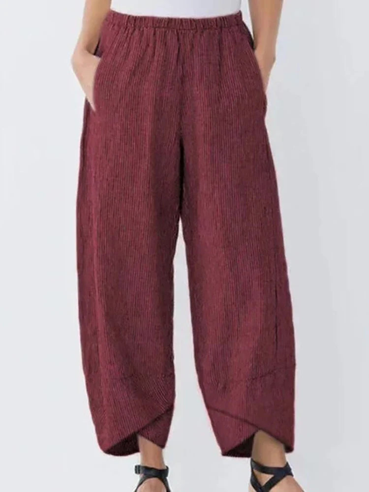 Women's Cotton Linen Harem Pants
