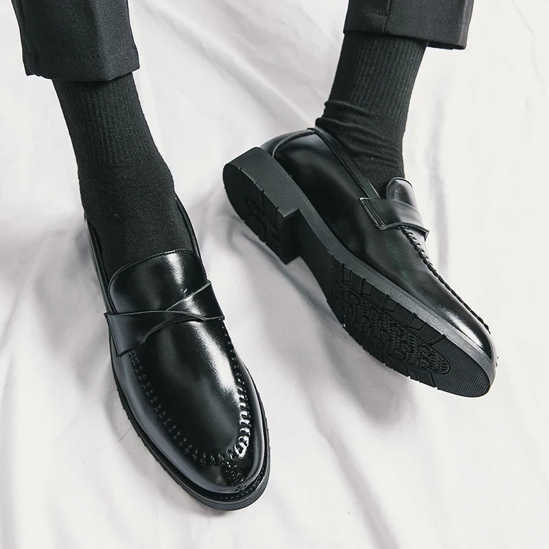 Women's Leather Dress Loafers