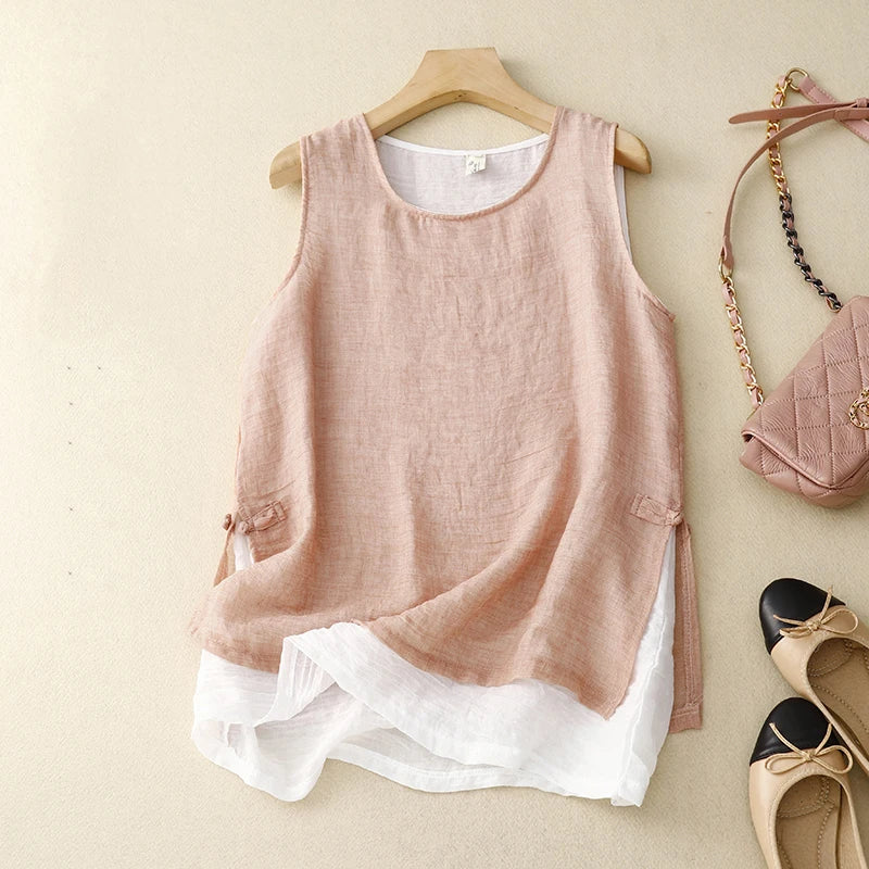 Women's Double Layer Tank Top