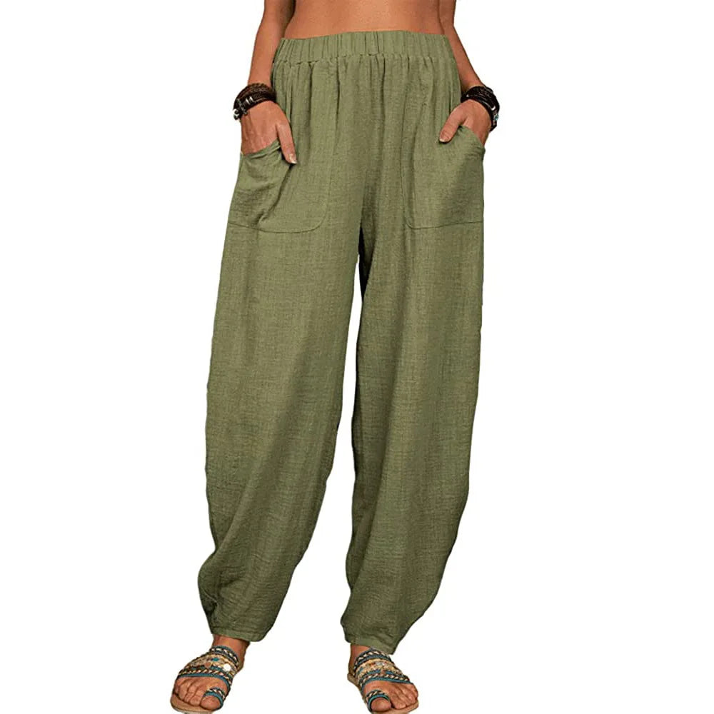 Women's Loose Fit Balloon Pants