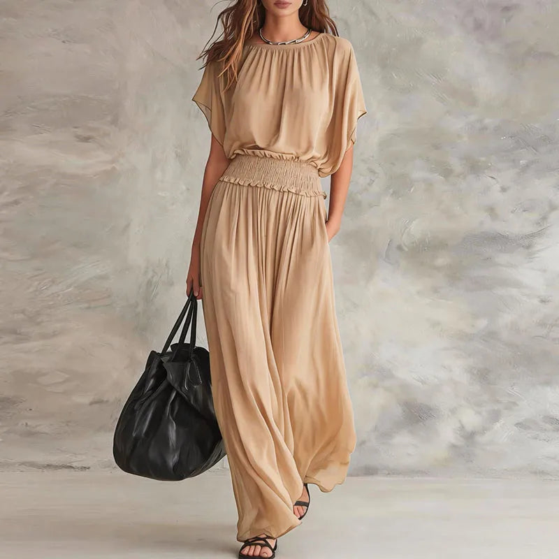 Women's High Waist Maxi Dress