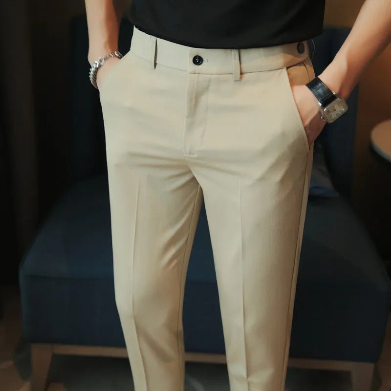 Slim Fit Suit Trousers