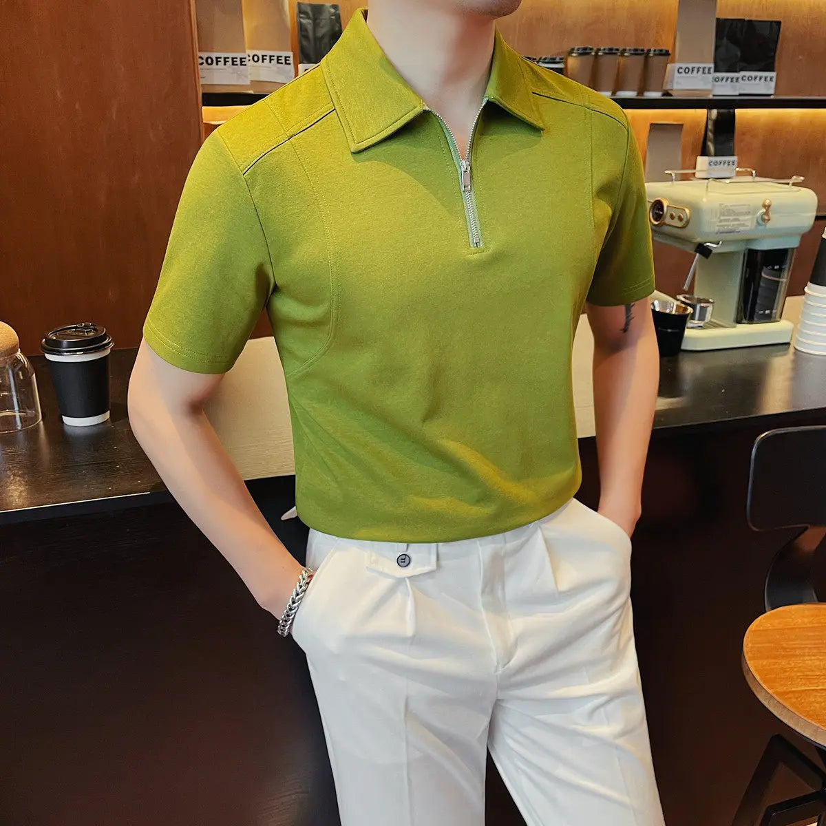 Slim Fit Short-Sleeve Polo Shirt