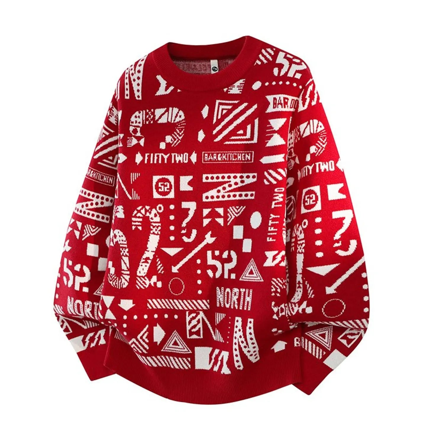 Long-Sleeve Knit Sweater