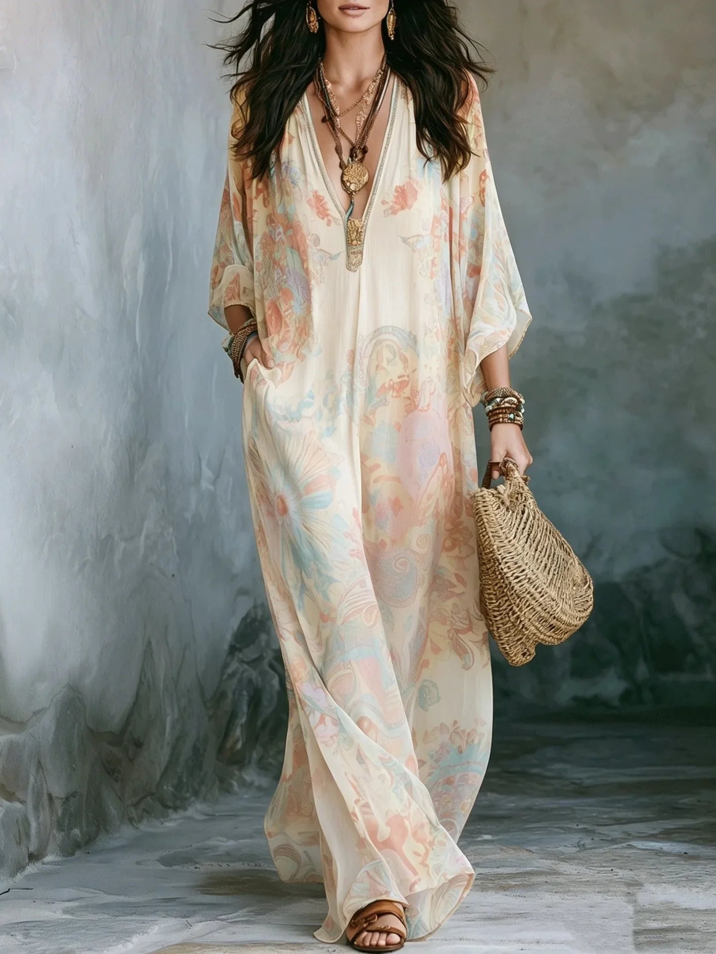 Women's Aurélie Bohemian Maxi Dress