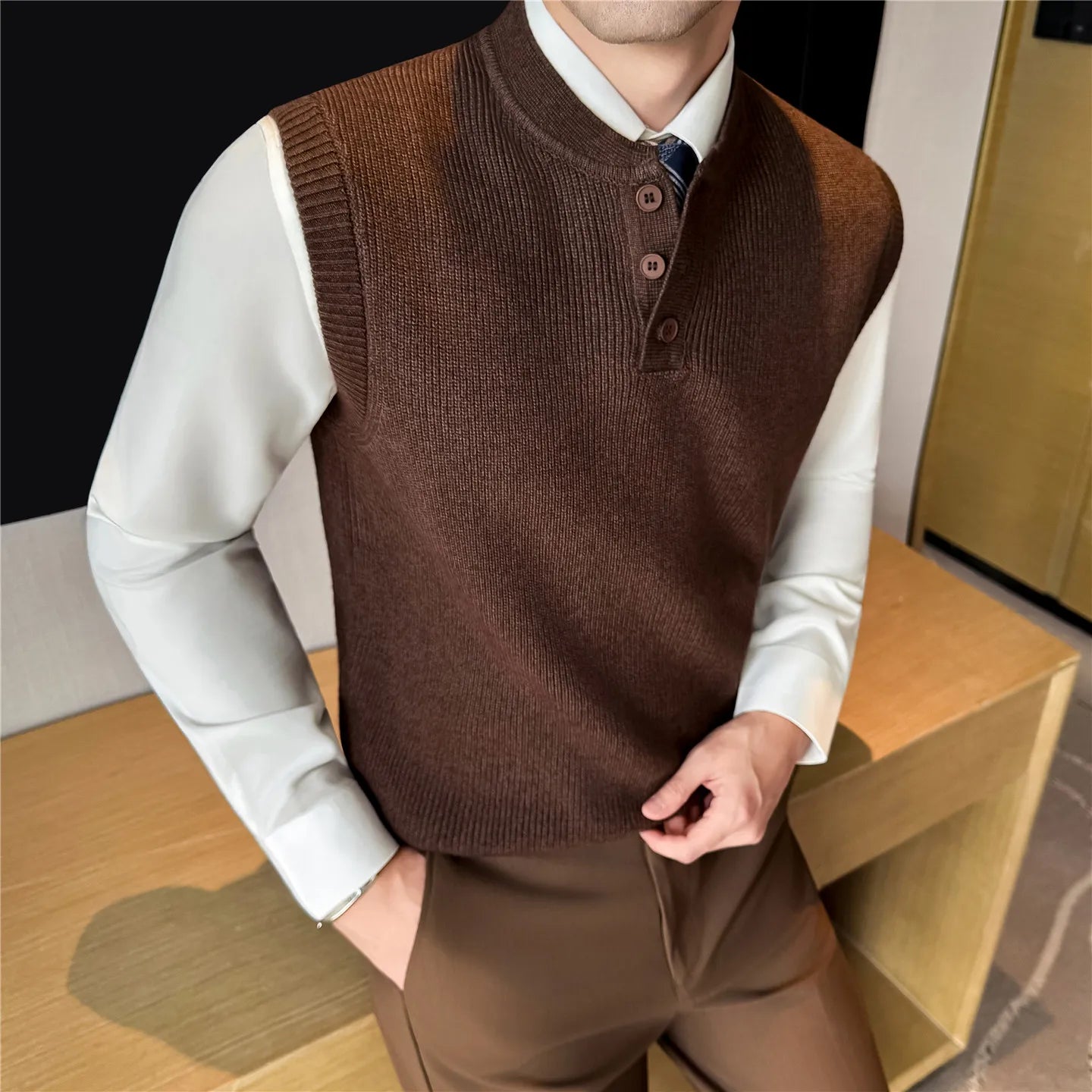 Slim Fit Knit Sweater