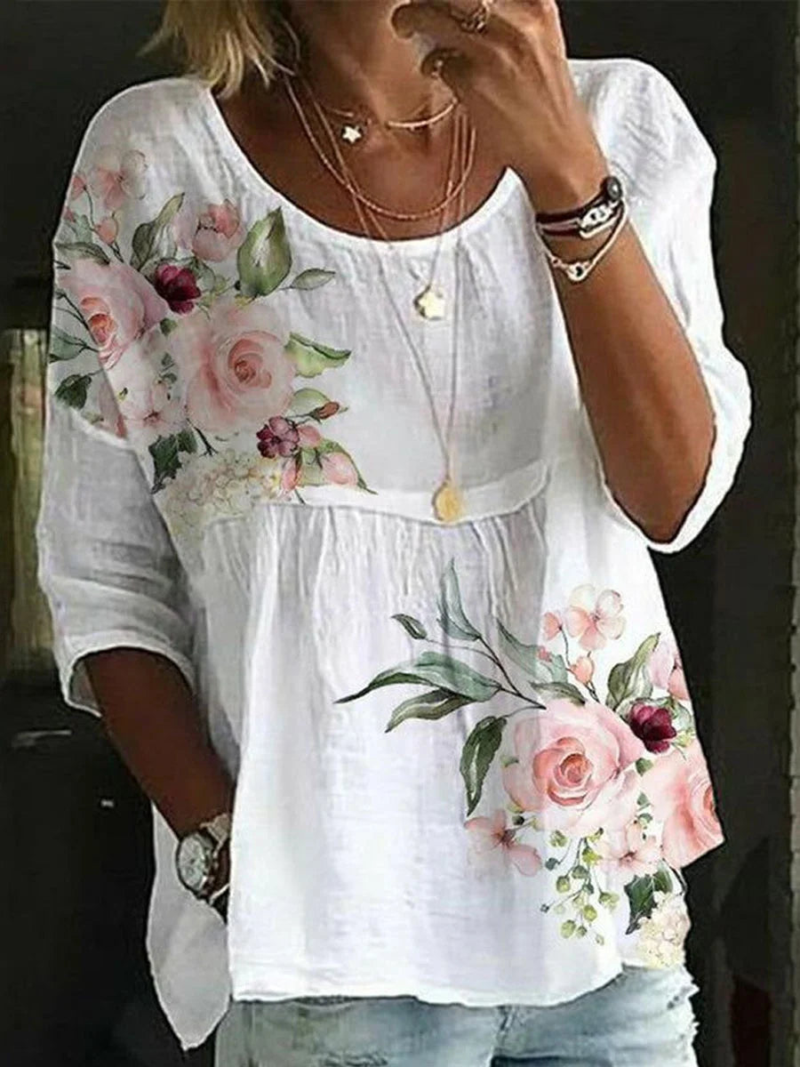 Women's Floral Print Blouse