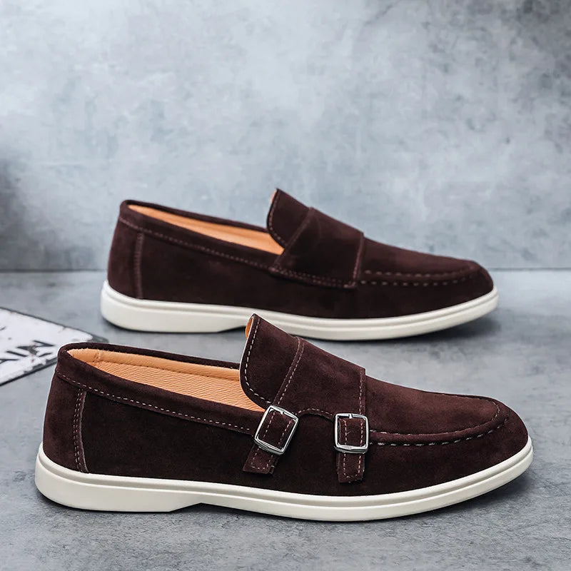 Women's Orthopedic Double Buckle Loafers