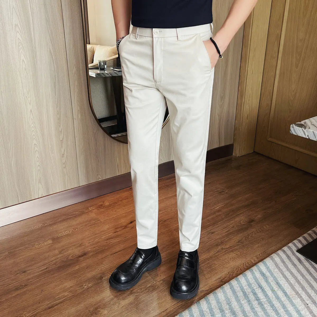 Slim Fit Suit Trousers