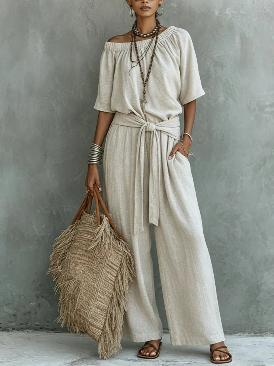 Women's Casual Wide Leg Jumpsuit