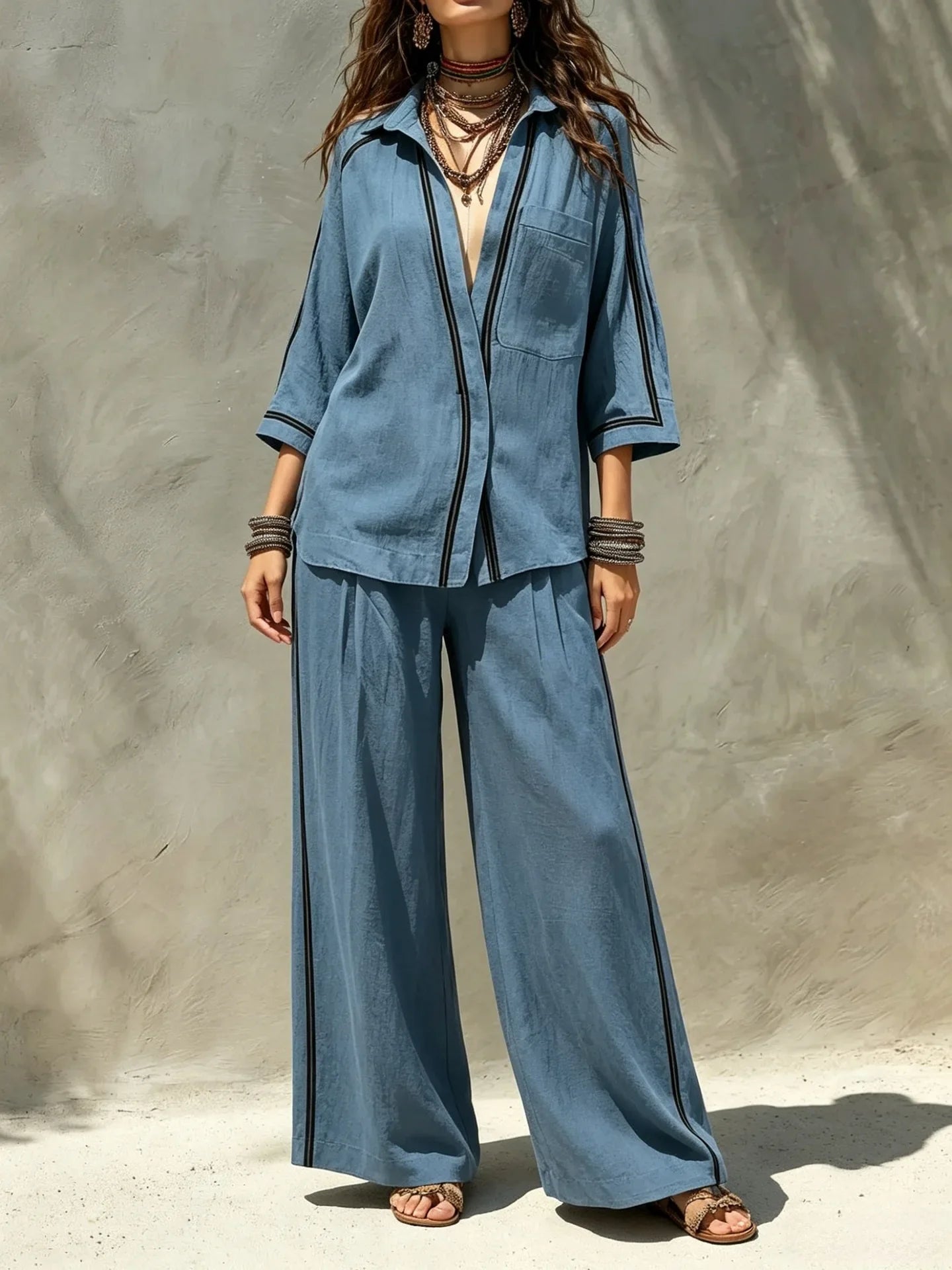 Women's Casual Relaxed Co-Ord Set
