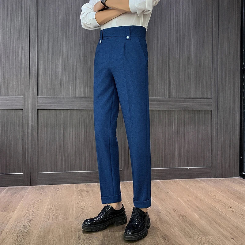 Slim Fit Suit Trousers