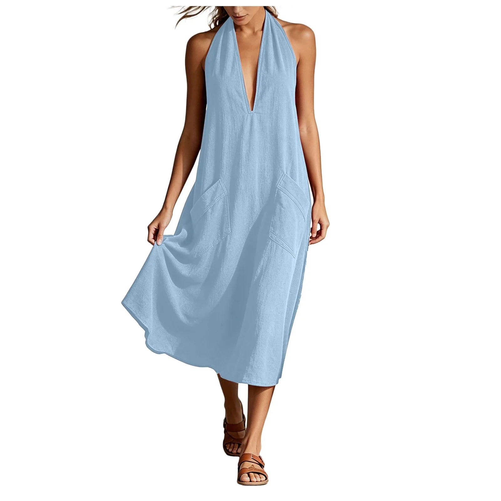 Women's Relaxed Beach Maxi Dress
