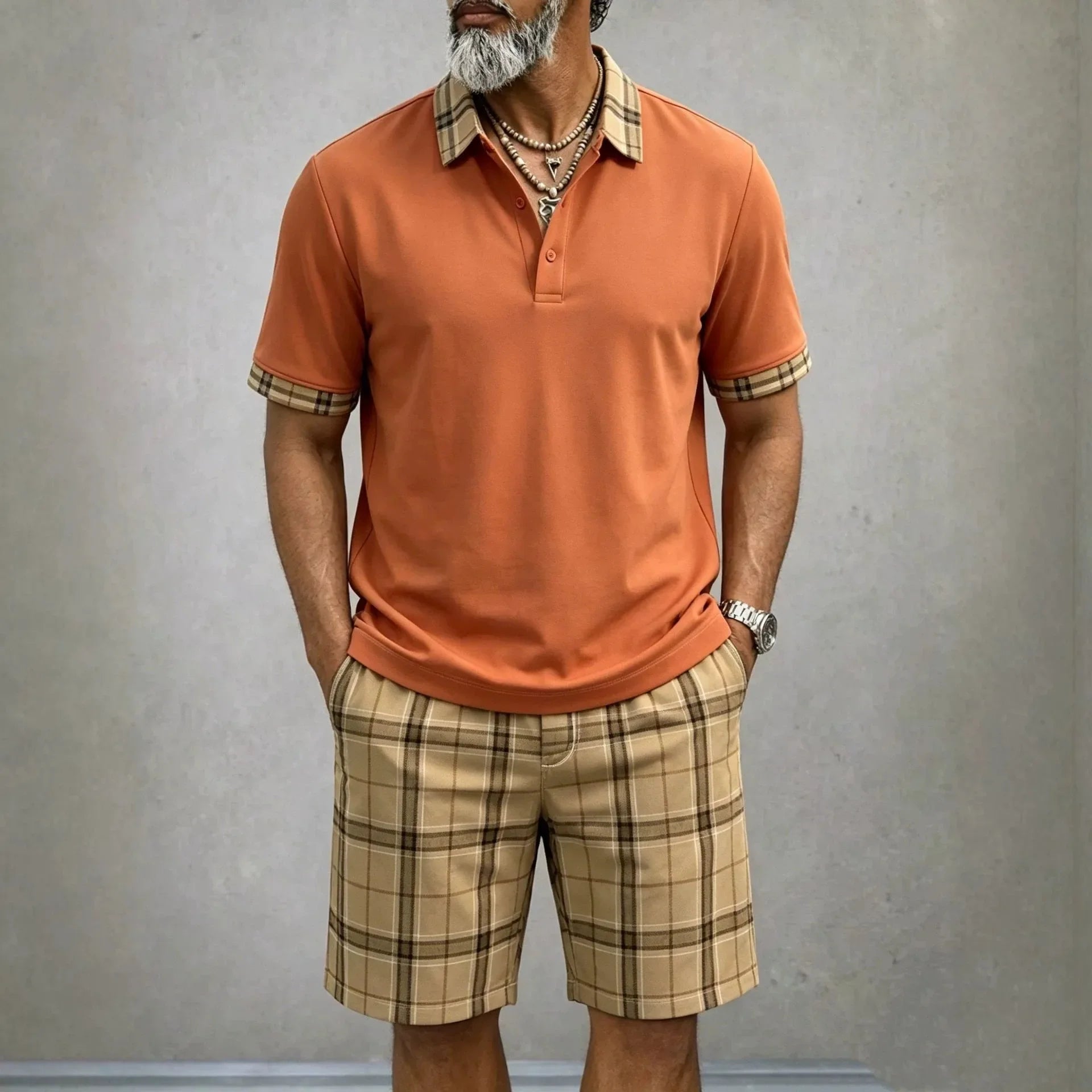 Women's Relaxed Summer Polo Set