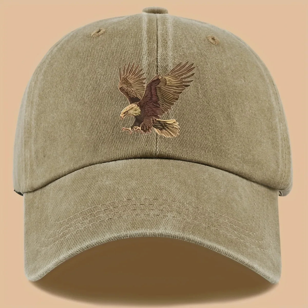 Embroidered Eagle Cap