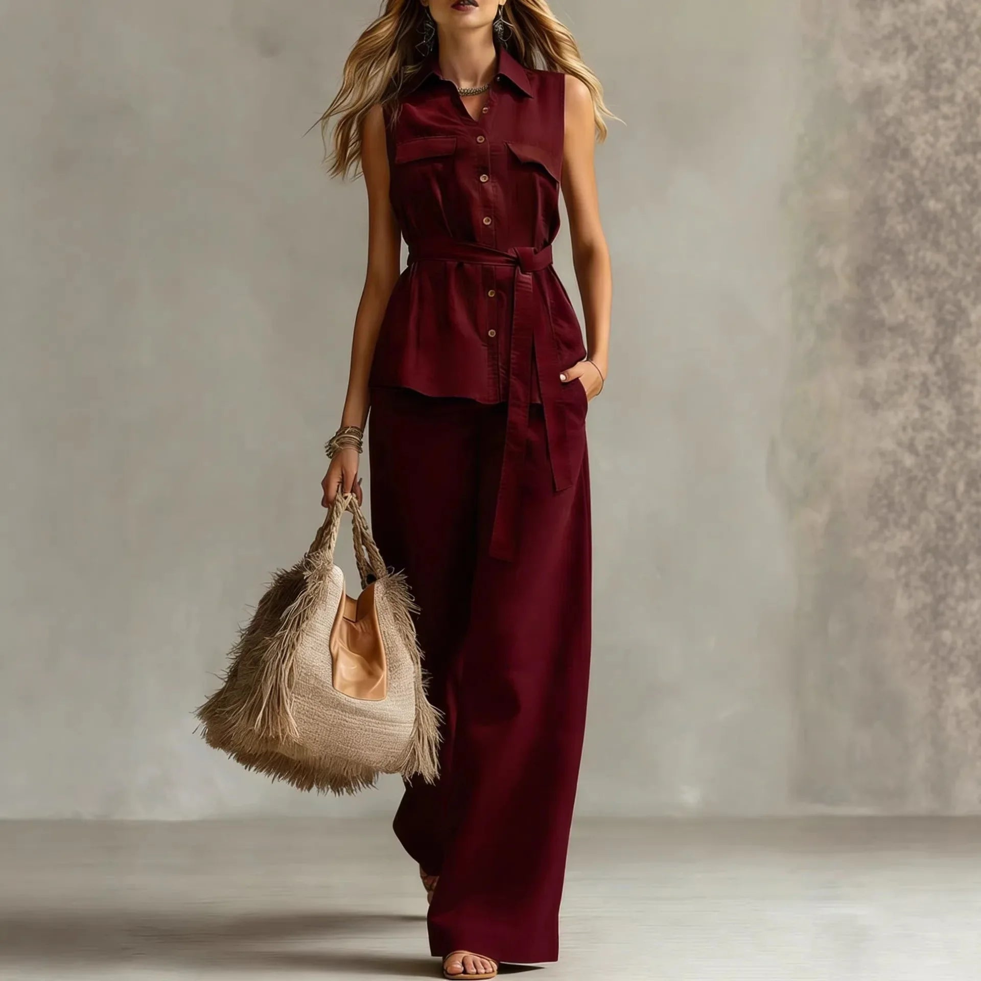 Women's Elegant Relaxed Matching Set