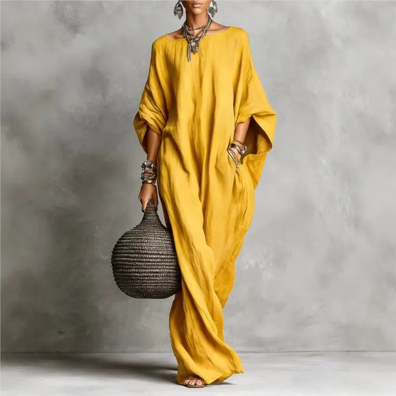 Women's Long Sleeve Maxi Dress