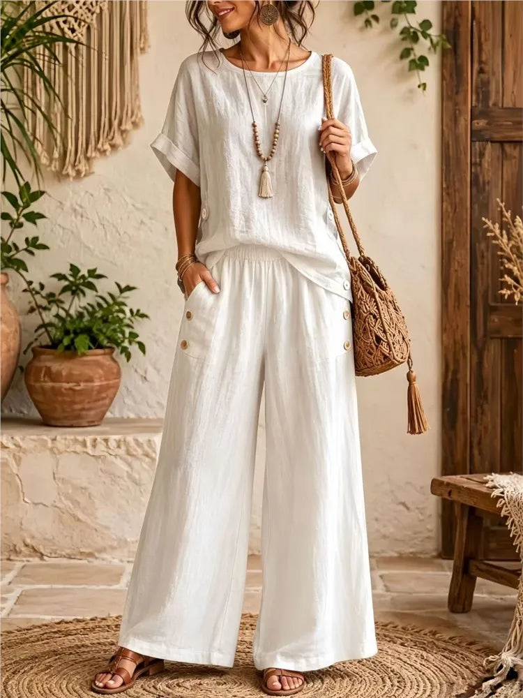 Women's Casual Relaxed Trouser Set