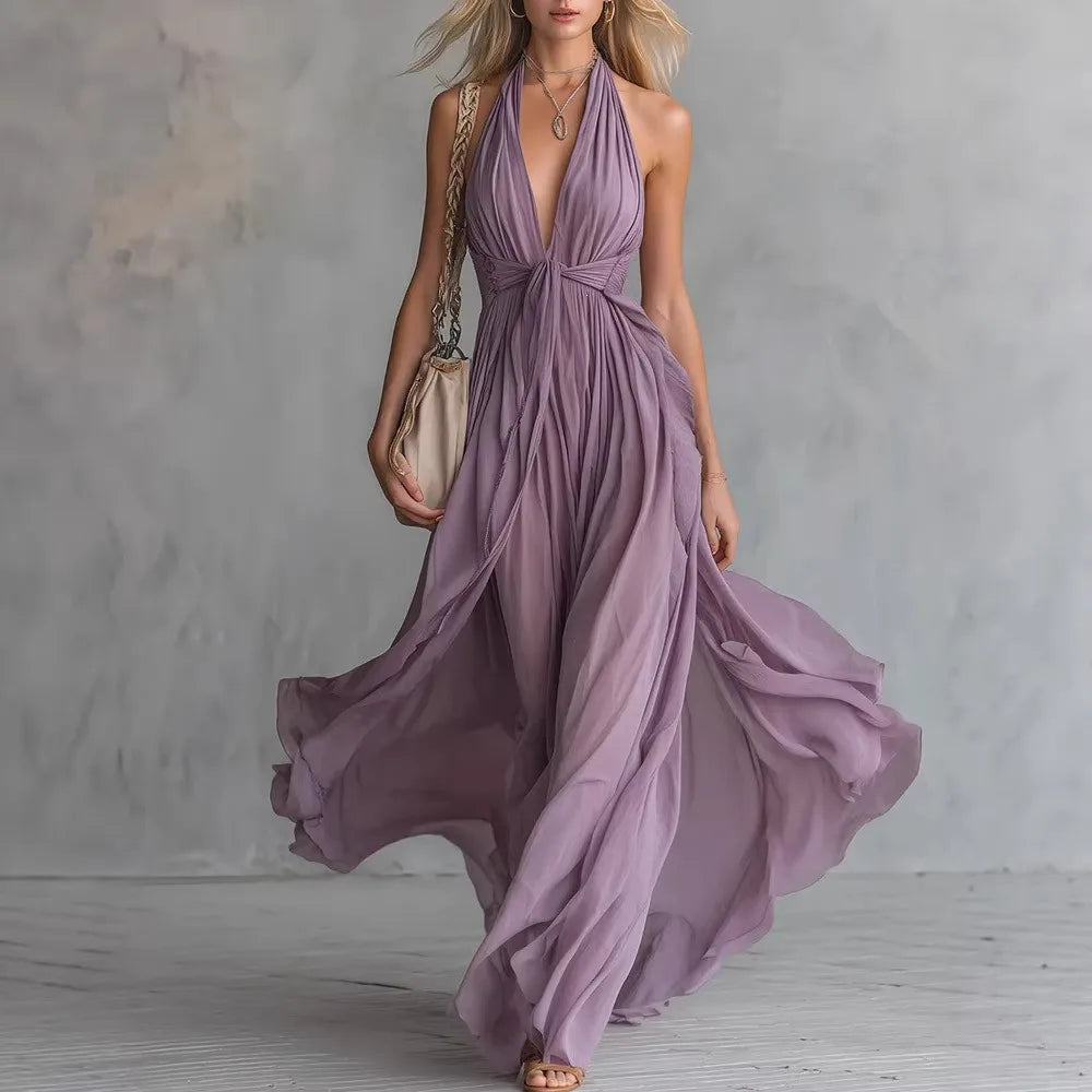 Women's Flowy Evening Dress