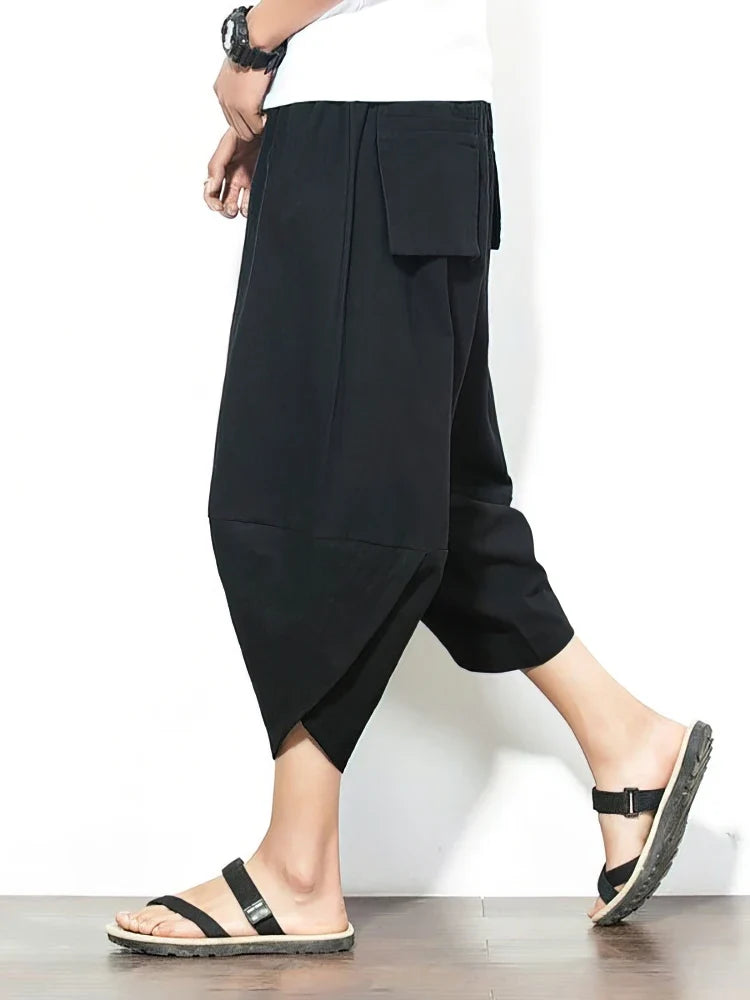 Women's Linen Harem Trousers