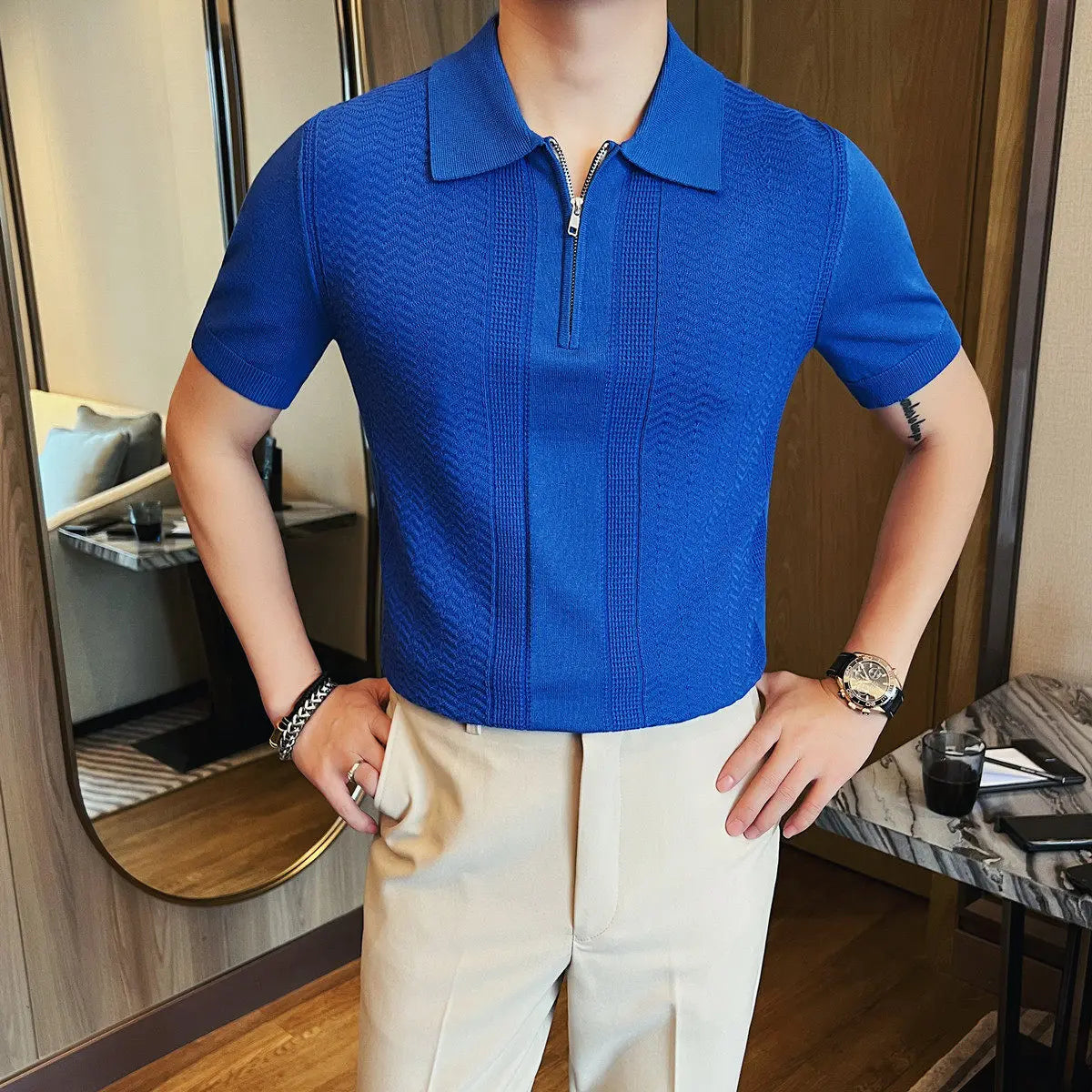 Short-Sleeve Polo Shirt