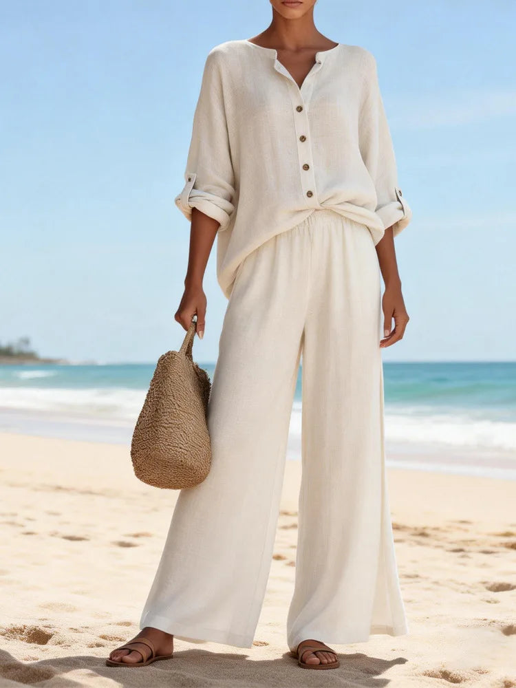 Women's Casual Summer Trouser Set
