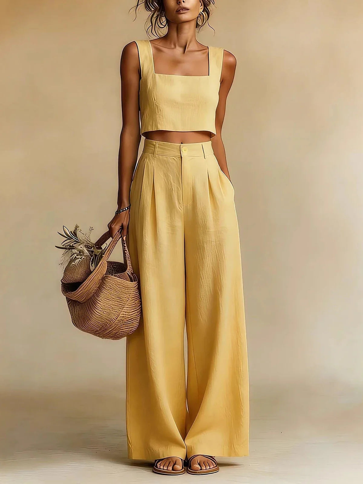 Women's Palazzo Pants Set