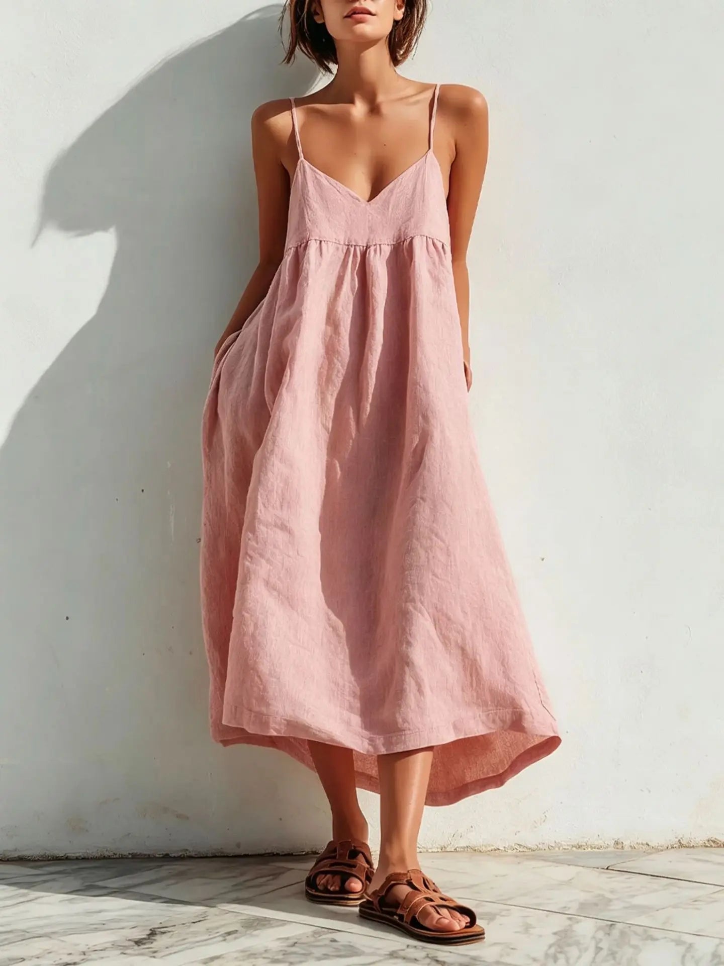 Women's Pocket Summer Maxi Dress