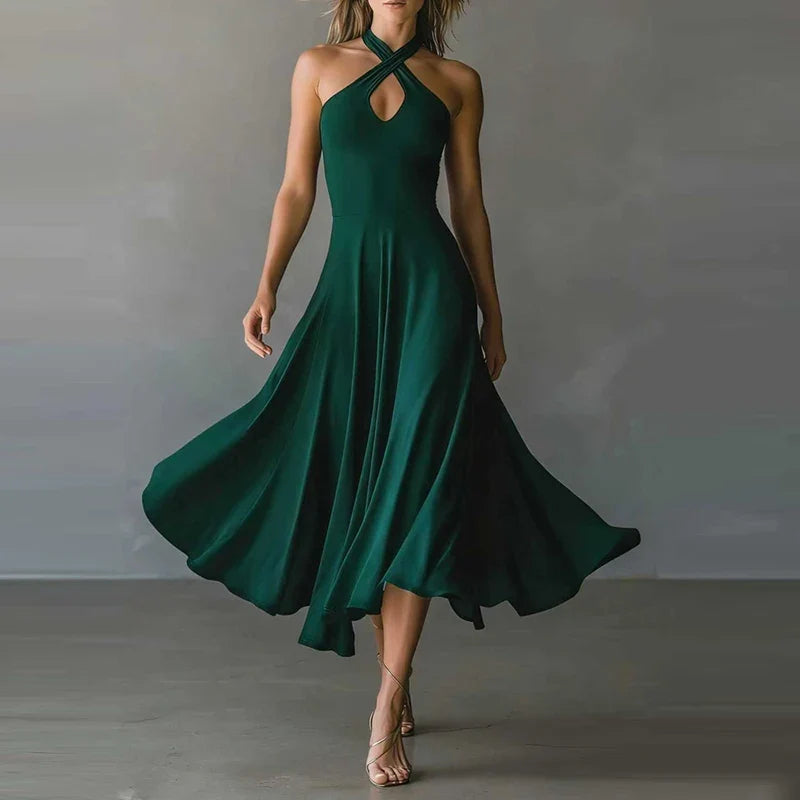 Women's Flowy a Line Maxi Dress