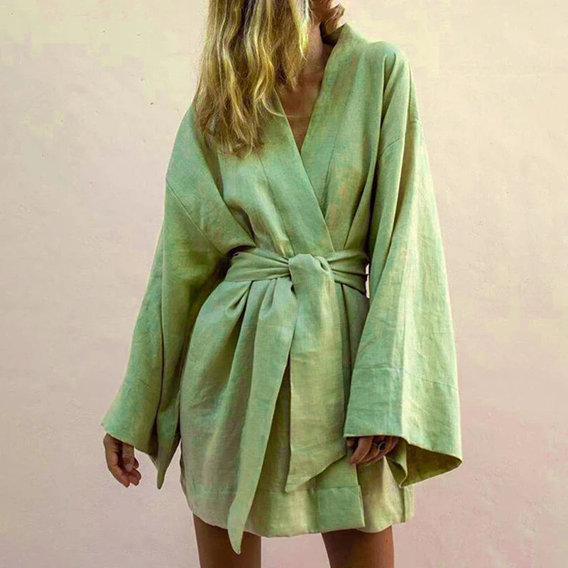 Women's Kimono Mini Dress