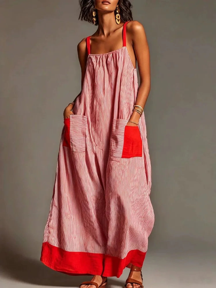 Women's Square Neck Maxi Dress