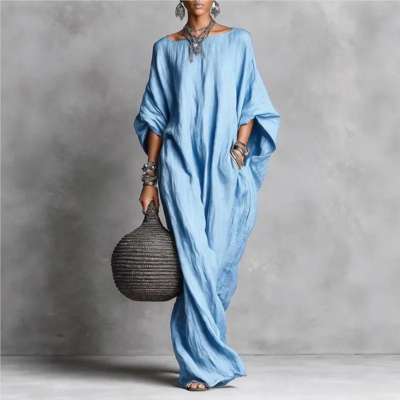 Women's Long Sleeve Maxi Dress