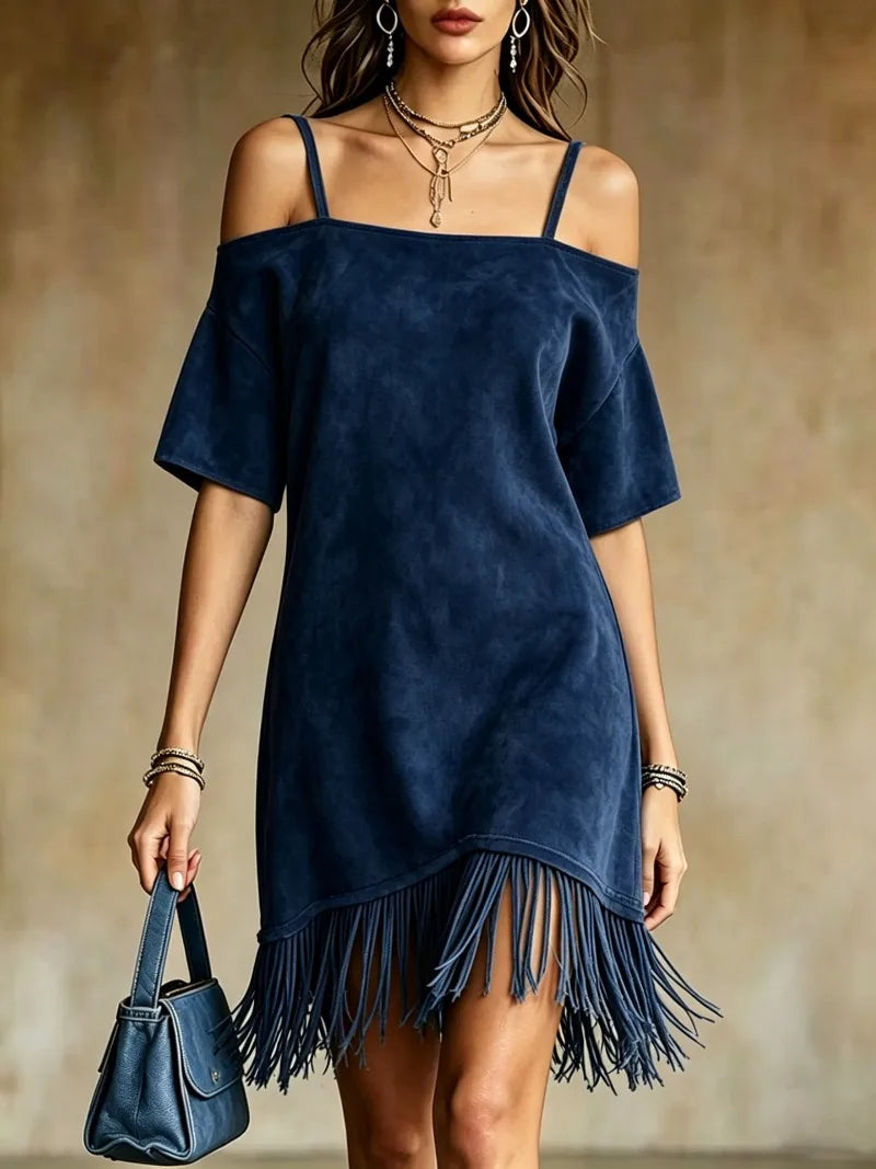 Women's Fringe Mini Dress