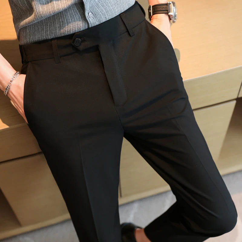 Slim Fit Suit Trousers