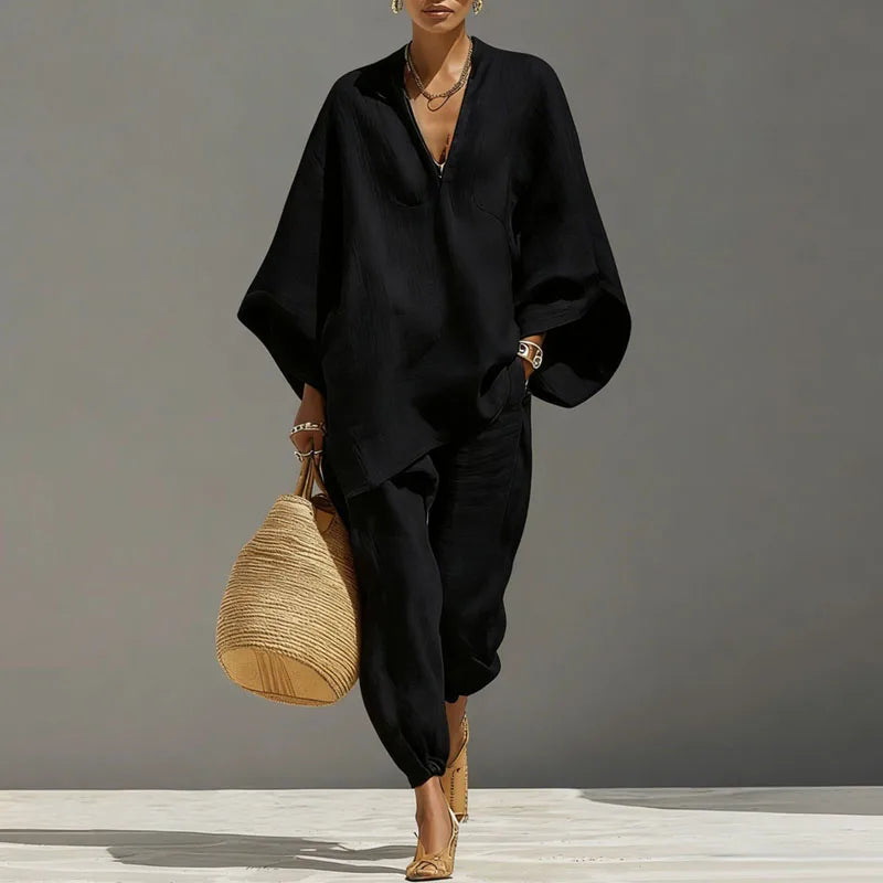 Women's Linen Matching Set