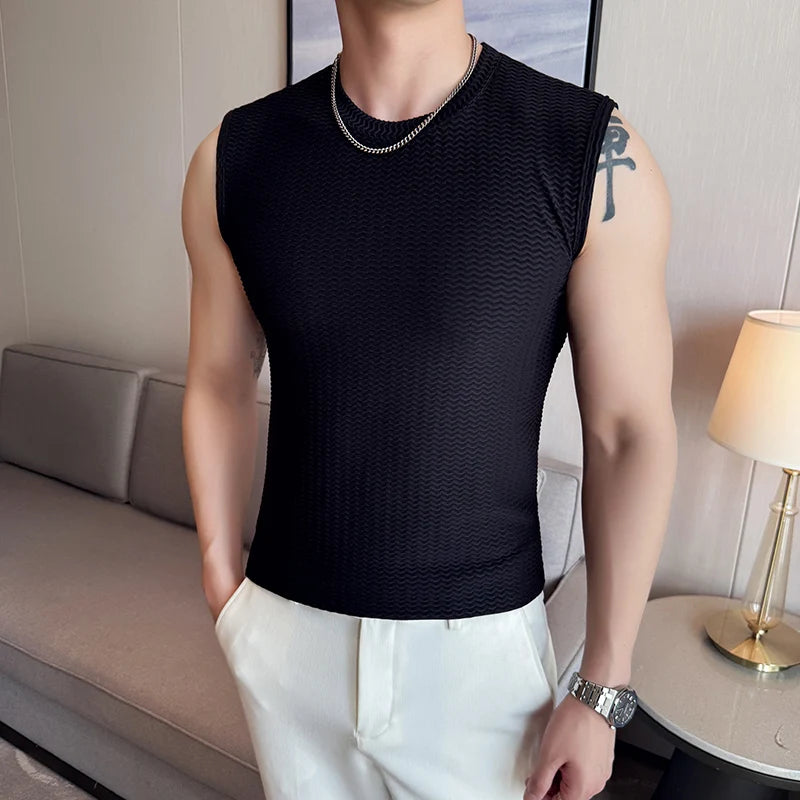 Slim Fit Silk Tank Top