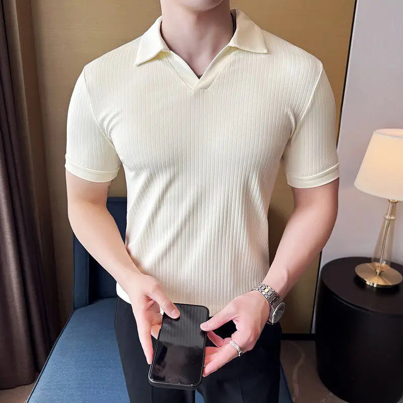 Slim Fit Short-Sleeve Polo Shirt